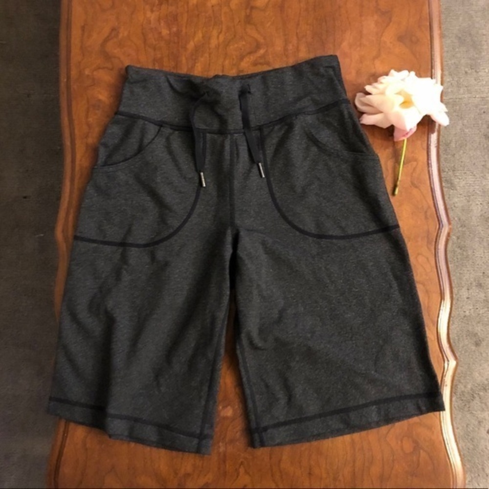Lululemon High Waisted Long Lounge Shorts